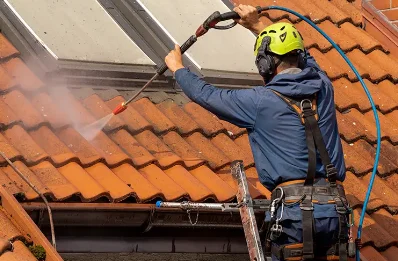 Démoussage et hydrofuge de toiture à Fresney